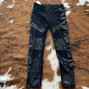 Leather/Cloth leggings